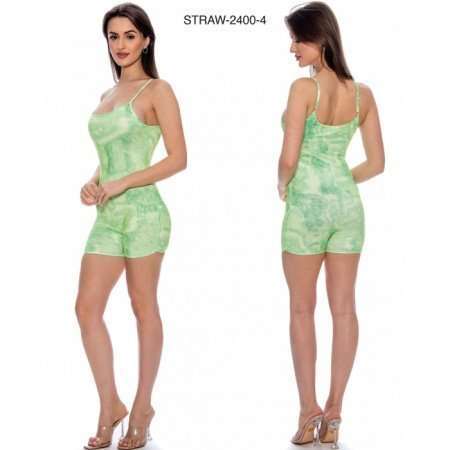 WOMEN SUMMER ROMPER STRAW 2400