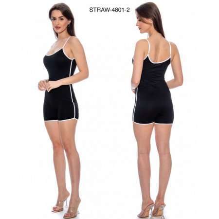 WOMEN SUMMER ROMPER STRAW 4801