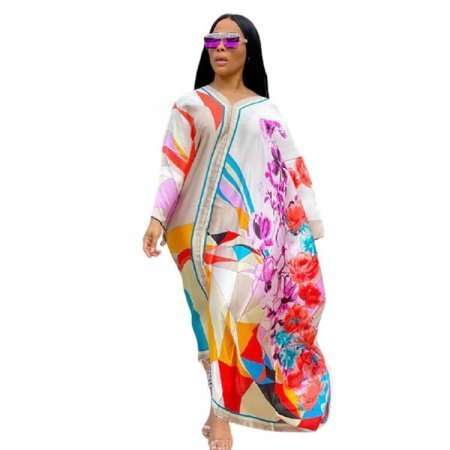 WOMEN SUMMER FASHION KAFTAN  DUSTER H078-5