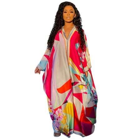 WOMEN SUMMER FASHION KAFTAN DUSTER H078-3