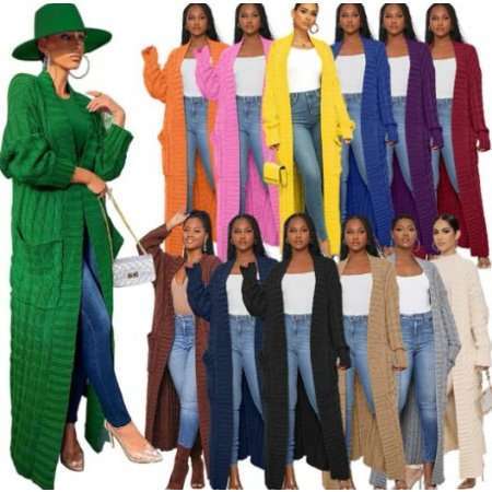 WHOLESALE WOMEN SWEATER LONG DUSTER 8969