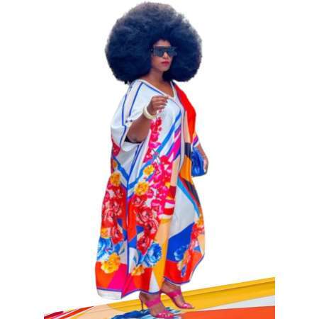 WOMEN SUMMER FASHION  KAFTAN DUSTER 819-1
