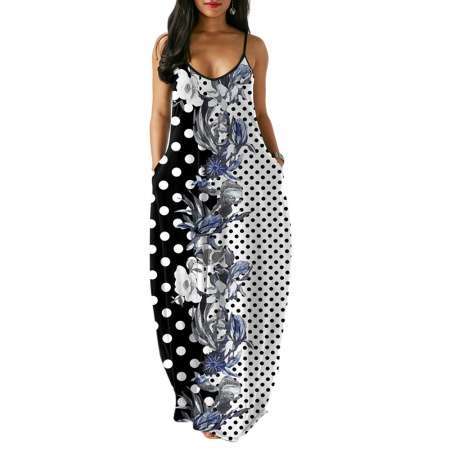 WOMEN SUMMER FASHION LONG MAXI  DRESS 10233-2