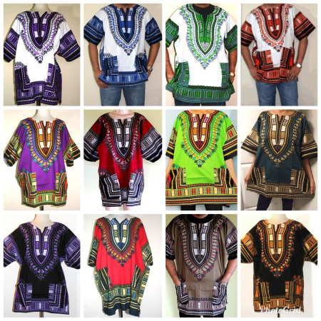 AFRICAN DASHIKI UNISEX TOP  104791