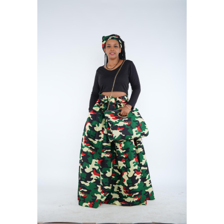 AFRICAN SKIRT WITH HAND BAG SET | Women Fashion | Wholesale |  202420