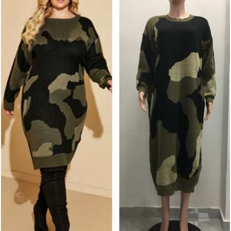 WHOLESALE WOMEN SWEATER DRESS 231008